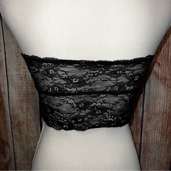 PINK Victoria’s Secret lace bandeau size Large - Picture 3 of 10
